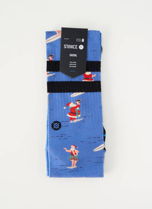 Chaussettes imprimé fantaisie bleu STANCE homme