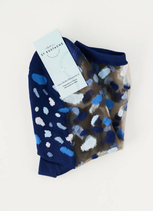 Chaussettes bleu ATELIER ST EUSTACHE femme