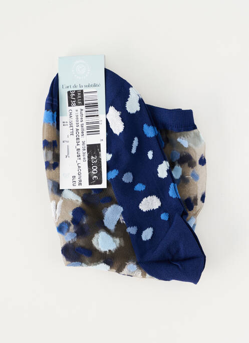 Chaussettes bleu ATELIER ST EUSTACHE femme