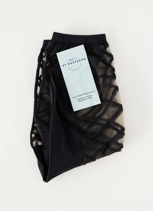 Chaussettes noir ATELIER ST EUSTACHE femme