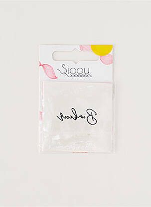 Accessoire divers imprimé fantaisie blanc SIOOU femme