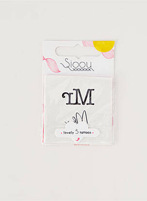 Accessoire divers imprimé fantaisie blanc SIOOU femme