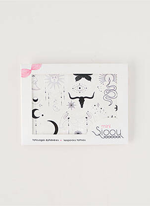 Accessoire divers imprimé fantaisie blanc SIOOU femme