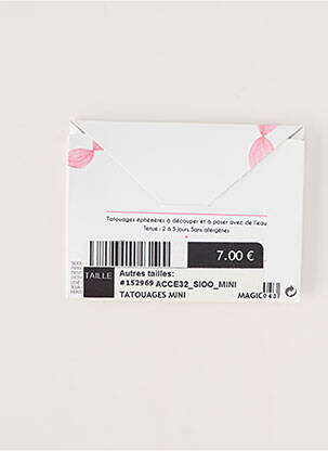 Accessoire divers imprimé fantaisie blanc SIOOU femme