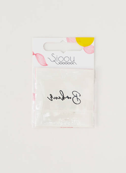 Accessoire divers imprimé fantaisie blanc SIOOU femme