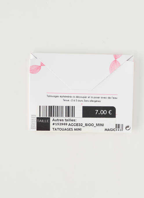 Accessoire divers imprimé fantaisie blanc SIOOU femme