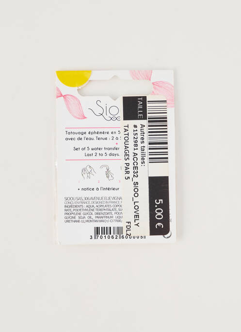 Accessoire divers blanc SIOOU femme