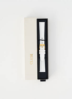 Bracelet de montre fermeture boucle(s) blanc CLUSE femme