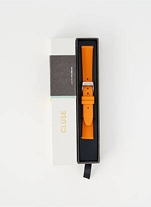 Bracelet de montre fermeture boucle(s) orange CLUSE femme