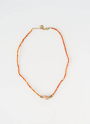 Collier orange ZAG femme
