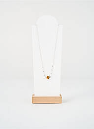Collier matériaux argent argent ZAG femme