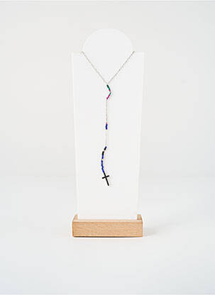 Collier ornement perles bleu ZAG femme