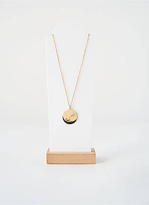 Collier fermeture fermoir mousqueton or ZAG femme