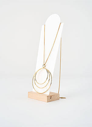 Collier fermeture fermoir mousqueton or LOVELY DAY femme