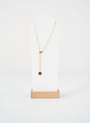 Collier fermeture fermoir mousqueton or ZAG femme