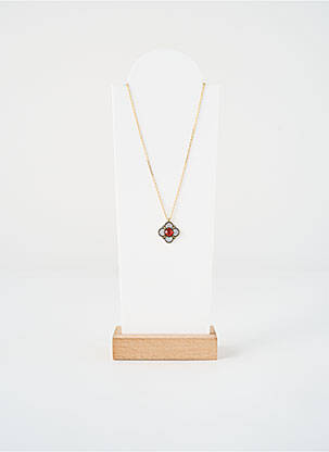Collier ornement pierre or ZAG femme