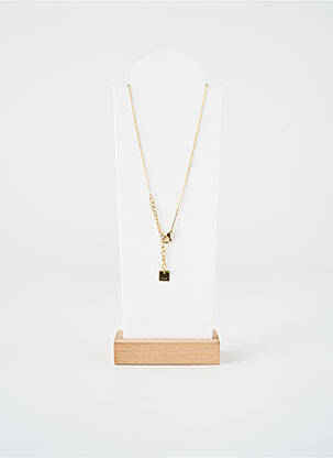 Collier ornement pierre or ZAG femme