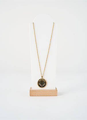 Collier ornement oxyde de zirconium or ZAG femme