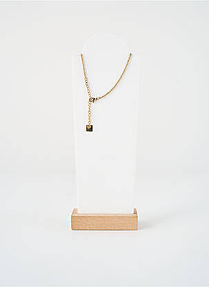 Collier ornement oxyde de zirconium or ZAG femme