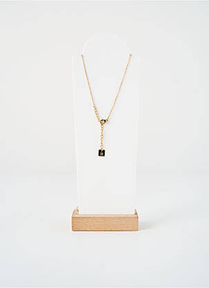 Collier ornement oxyde de zirconium or ZAG femme