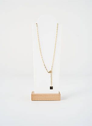 Collier ornement pierre or ZAG femme