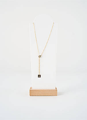 Collier ornement pierre bleu ZAG femme