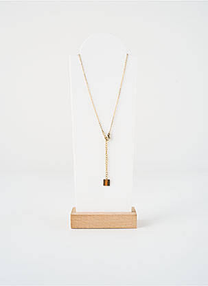 Collier ornement pierre or ZAG femme