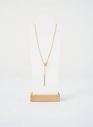 Collier matériaux métal or LOVELY DAY femme