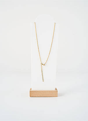 Collier fermeture fermoir mousqueton or LOVELY DAY femme