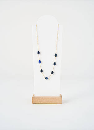 Collier bleu ZAG femme