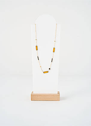 Collier jaune ZAG femme