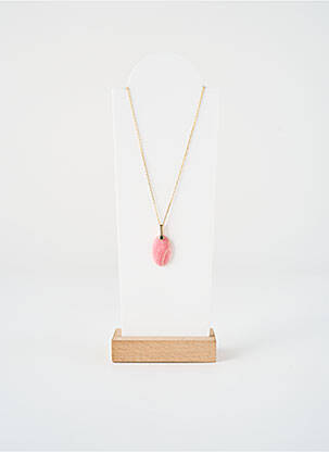 Collier rose ZAG femme