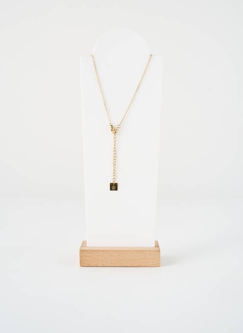 Collier fermeture fermoir mousqueton or ZAG femme