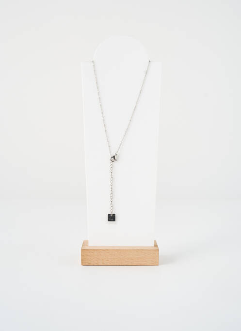Collier ornement oxyde de zirconium argent ZAG femme