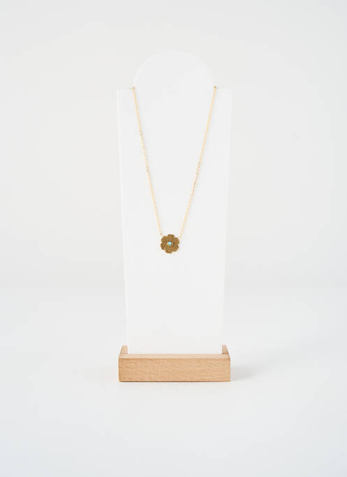 Collier fermeture fermoir mousqueton or ZAG femme