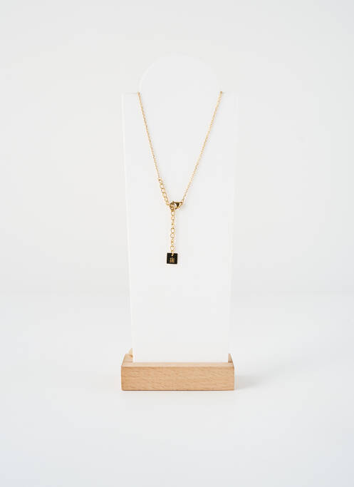 Collier ornement oxyde de zirconium or ZAG femme
