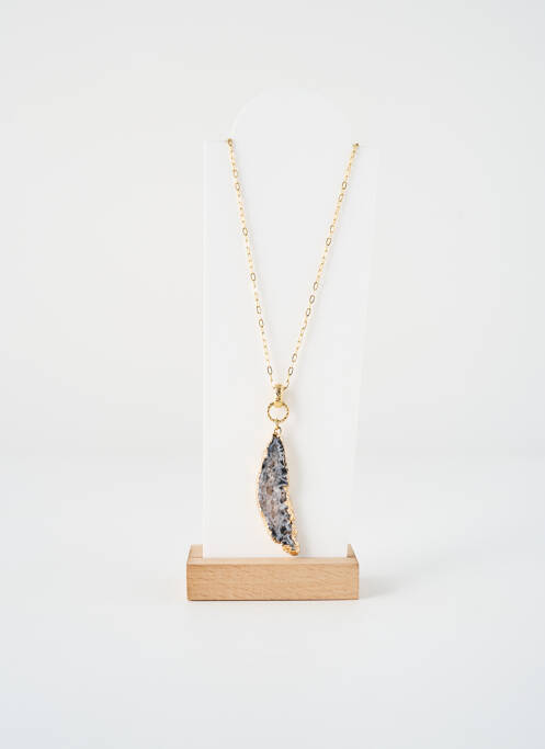 Collier ornement pierre or ZAG femme