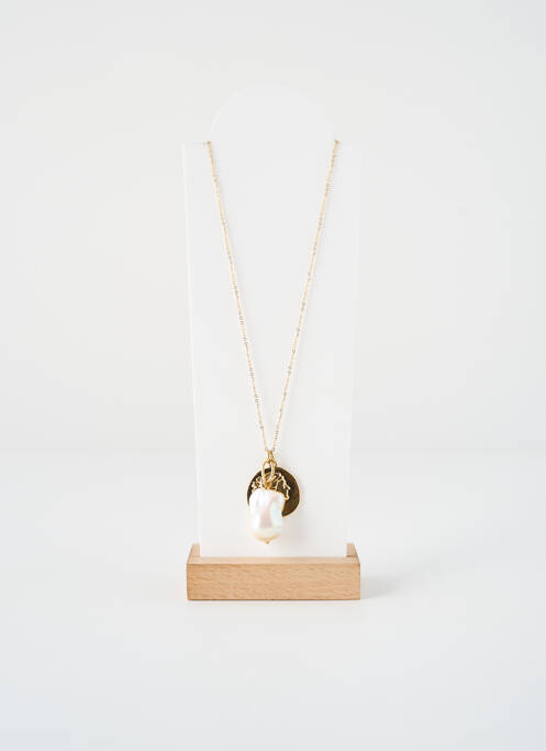 Collier ornement pierre or ZAG femme