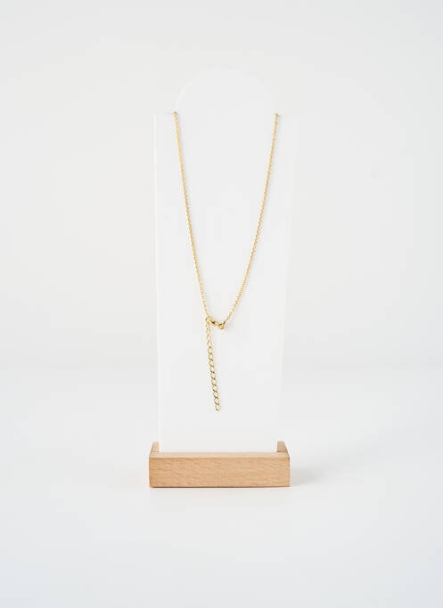 Collier fermeture fermoir mousqueton or LOVELY DAY femme