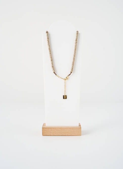 Collier beige ZAG femme