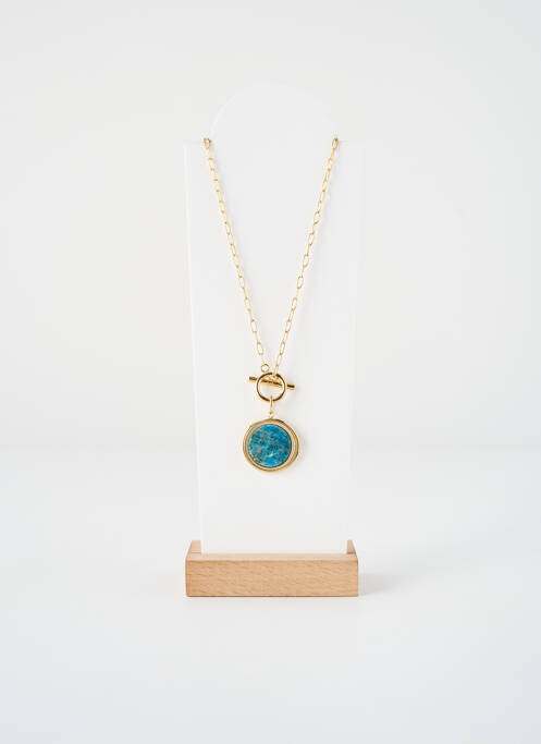 Collier bleu ZAG femme
