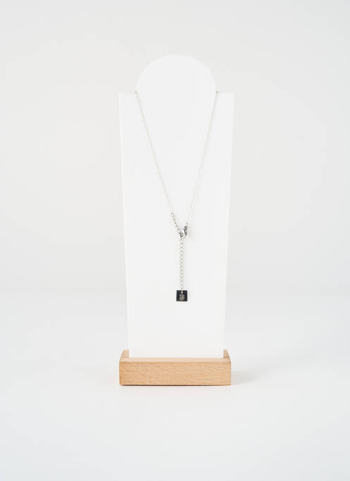 Collier argent ZAG femme