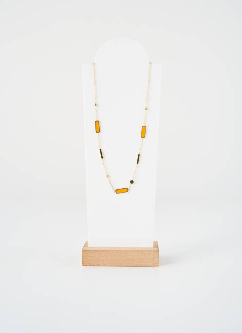 Collier jaune ZAG femme