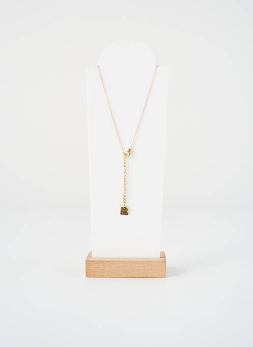 Collier jaune ZAG femme