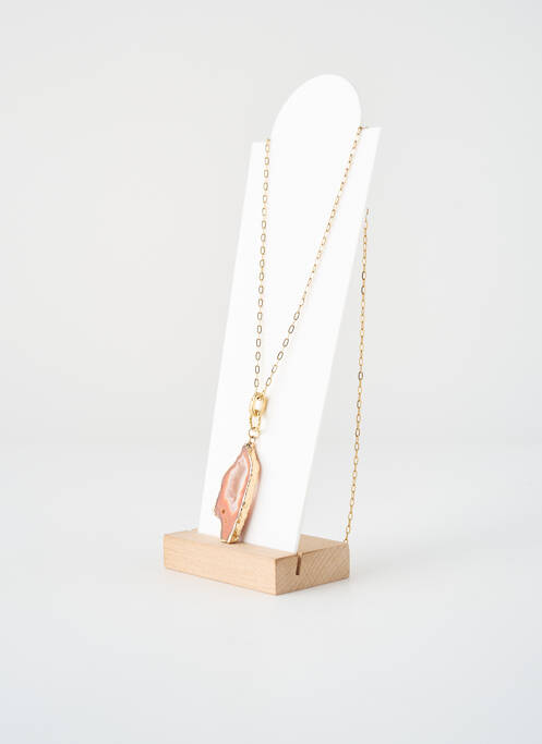 Collier or ZAG femme