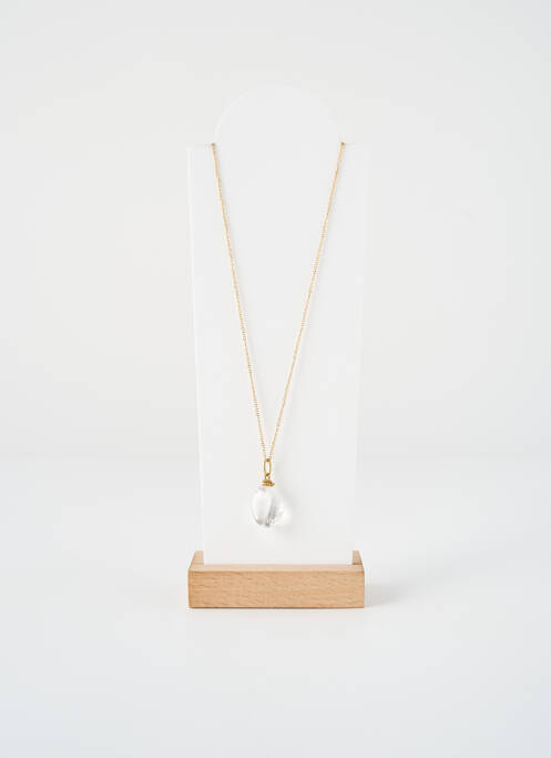 Collier or ZAG femme