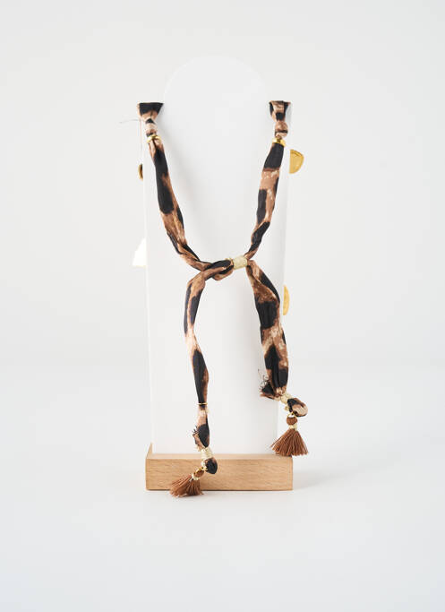 Collier marron MILË MILA femme