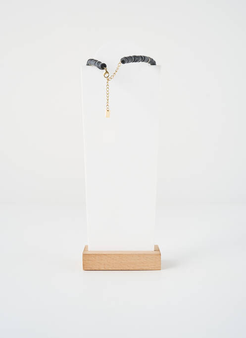 Collier noir ZAG femme