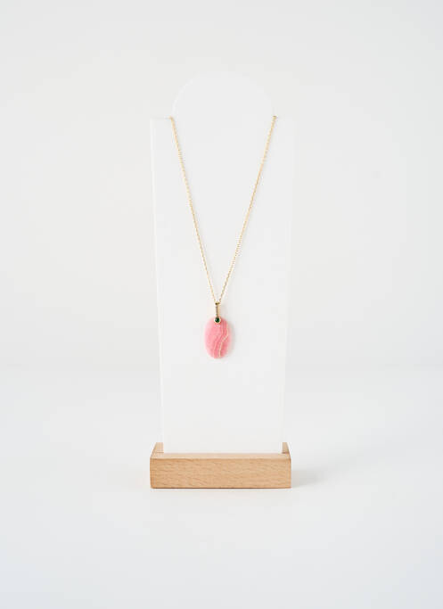 Collier rose ZAG femme