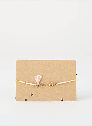 Bracelet ornement perles blanc BBUBLE femme